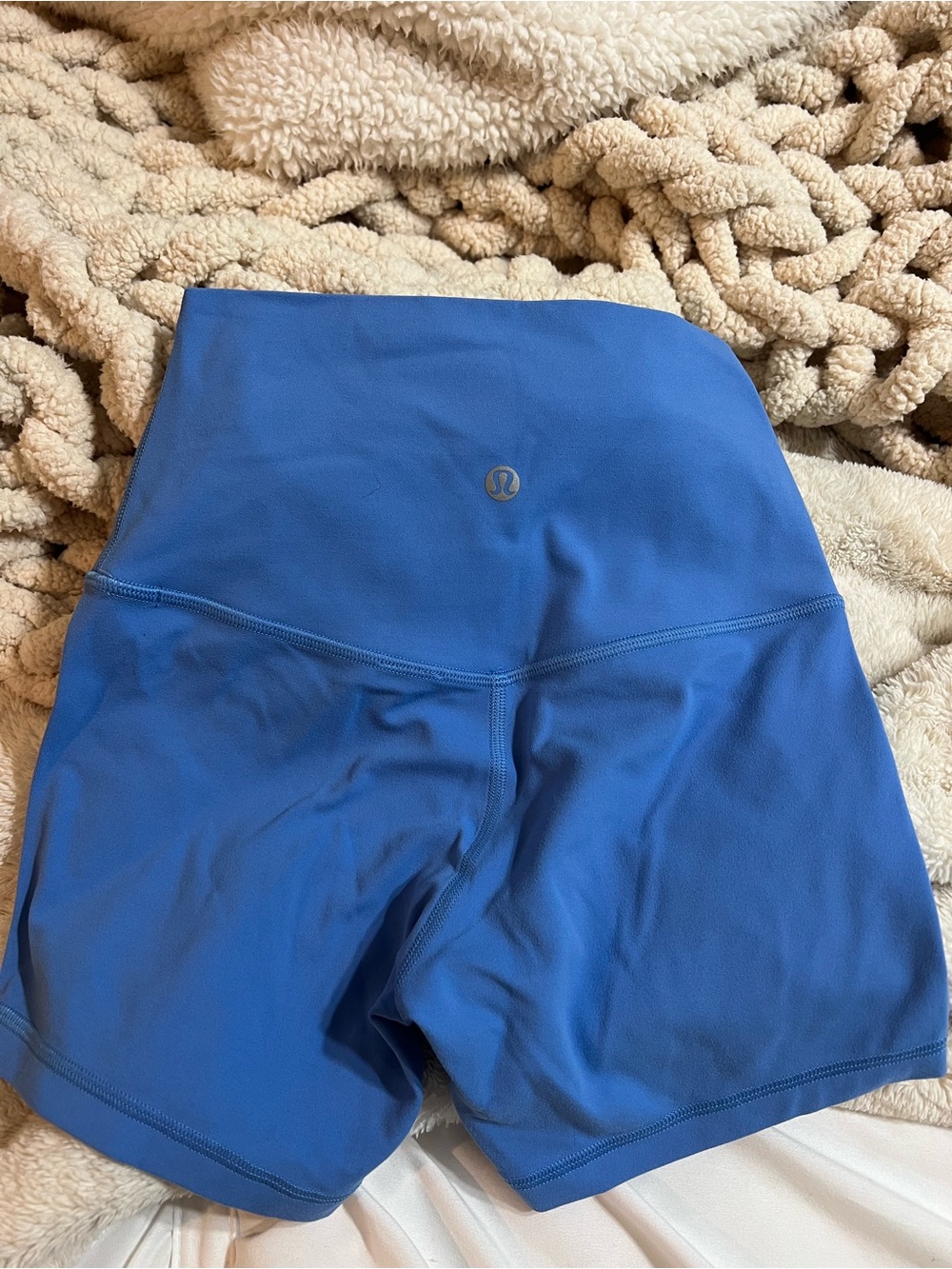 Lululemon align blue biker shorts